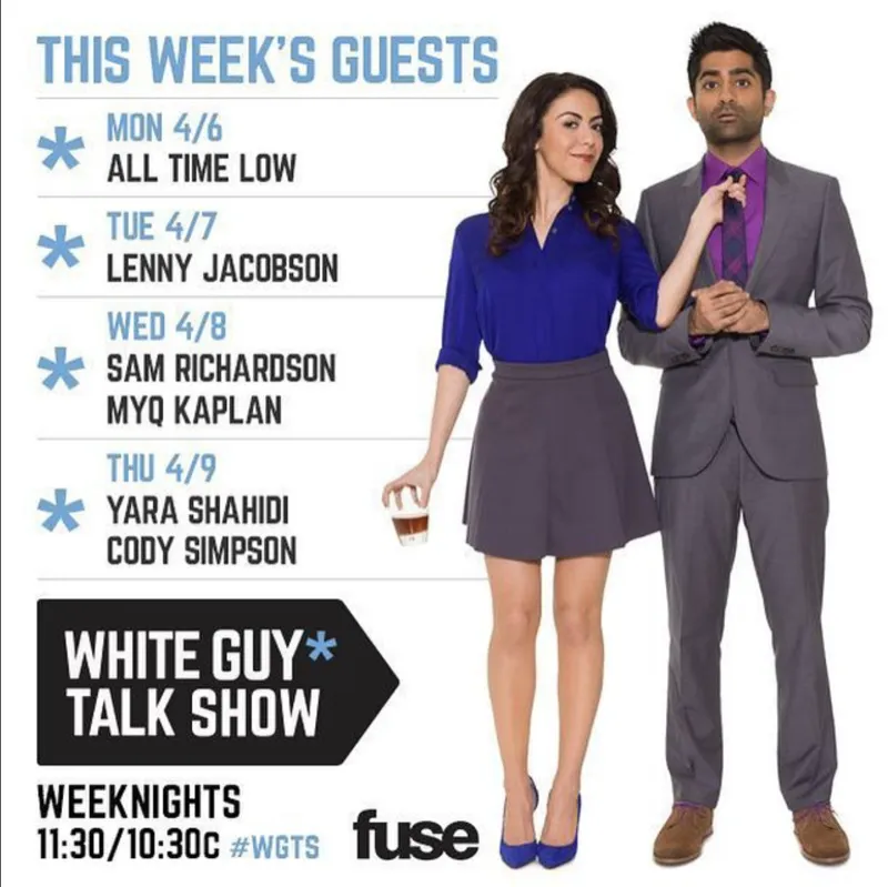 White Guy Talk Show weekly guests promo on Fuse TV
